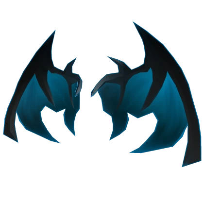 Blue Vampire Wings