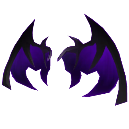 Purple Vampire Wings