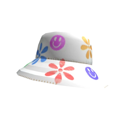 White Kidcore Hat