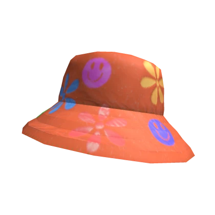 Orange Kidcore hat