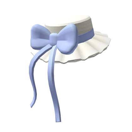 Kawaii Sunhat (Cream / Blue)