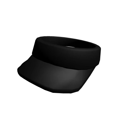 Solid Black Visor