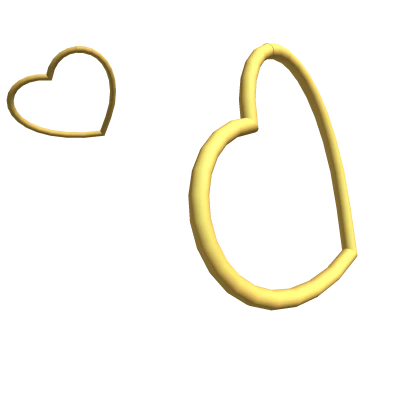 Gold Heart Earrings