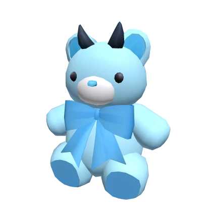 Blue Demon Teddy Bear