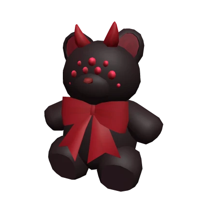 Black & Red Spider Teddy Bear