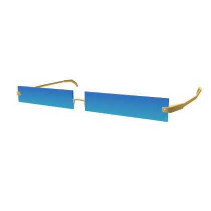 Sassy Rectangle Blue Shades