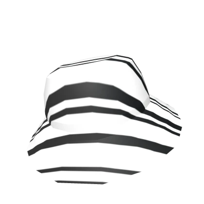 White Banded Fashionable Hat