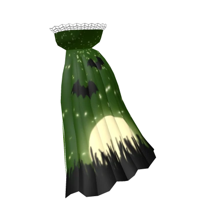 Spider Witch Cape - Green