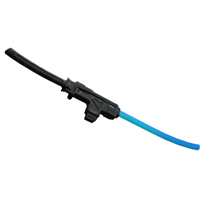 Blue Cyberpunk Voltaic Katana