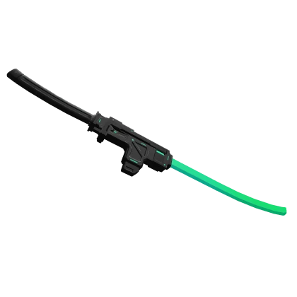 Green Cyberpunk Voltaic Katana