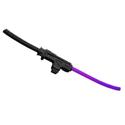 Purple Cyberpunk Voltaic Katana