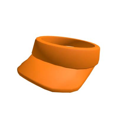 Solid Orange Visor