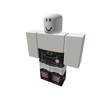 ପ emo pink kitty goth skirt ♡