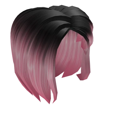 Short Pink Ombre Mid-Part