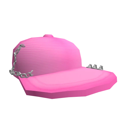 Pink Chain Hat