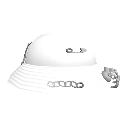 White Chain  Hat 