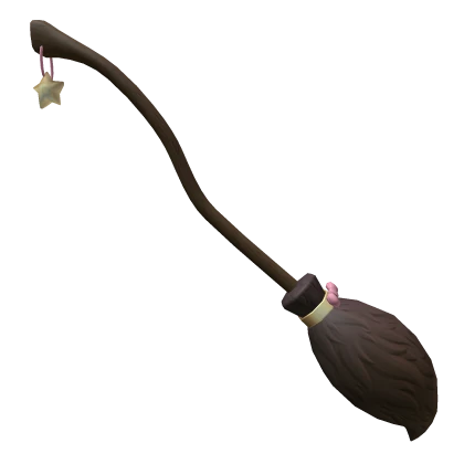 Witch Wizard Broom Pink