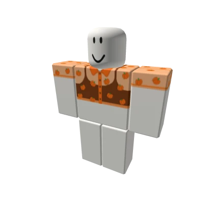 Pumpkin Seethrough Blouse