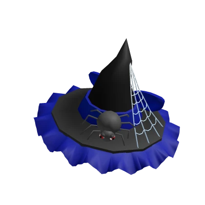 Spider Witch Hat - Blue