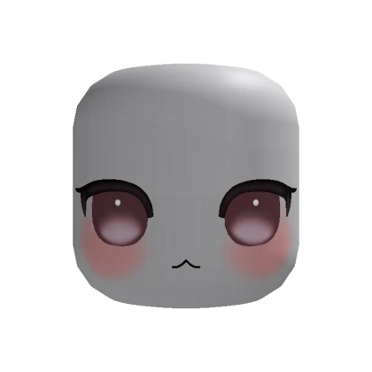 🍀Animated Calm Chibi Eyes Face (Pink)