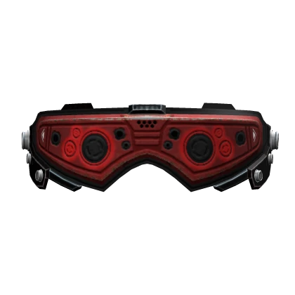 Cyberpunk Visor - Vicious Red