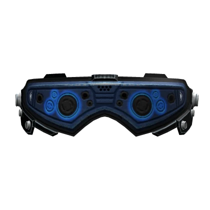 Cyberpunk Visor - Hydro Blue