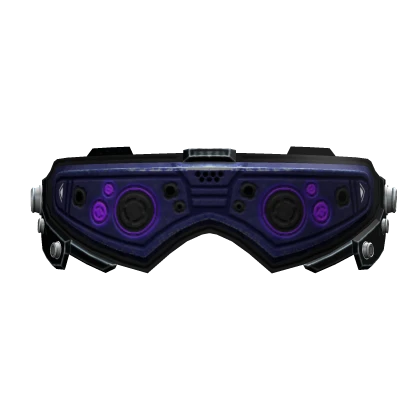 Cyberpunk Visor - Poison Purple