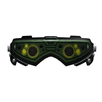 Cyberpunk Visor - Toxic Green