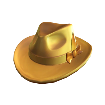 Golden Homburg Hat