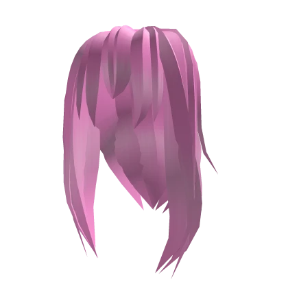 Long Pink Anime Hair