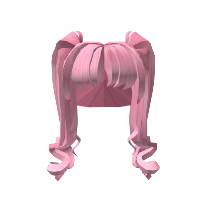 Pink Anime Princess Ponytails