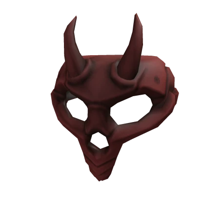 Red  scifi skull mask