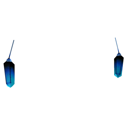 Aquamarine Crystal Earrings