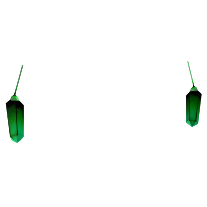 Emerald Crystal Earrings