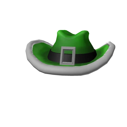 Green Christmas Cowboy Hat