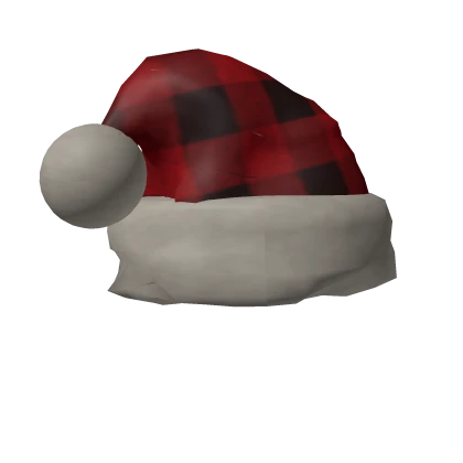 Plaid Christmas Hat