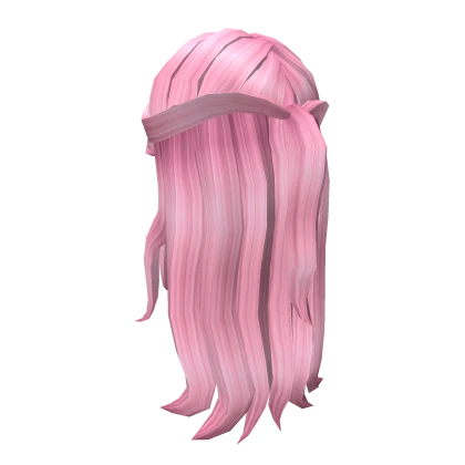 Charming Half Up Hair Pink