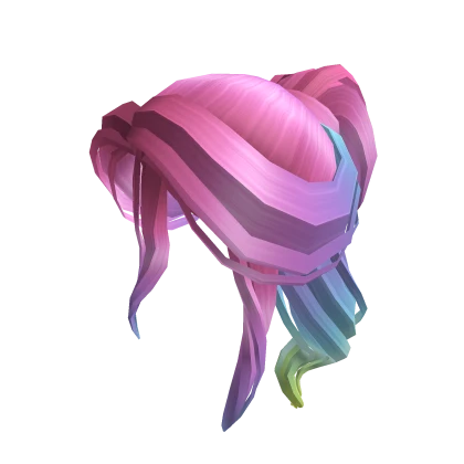 Rainbow Elegant Ponytail