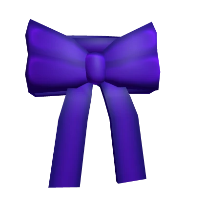 Blue Bow Collar