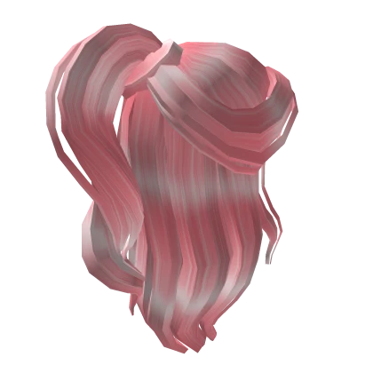 Pink Half-up Ponytail