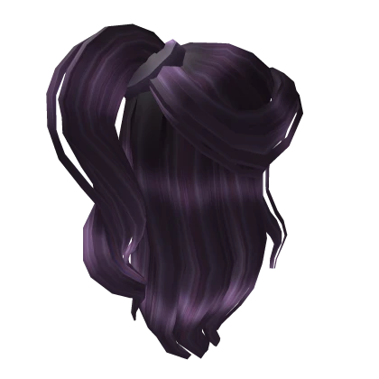 Oil-Slick Half-up Ponytail