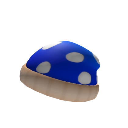 Blue Mushroom Beanie