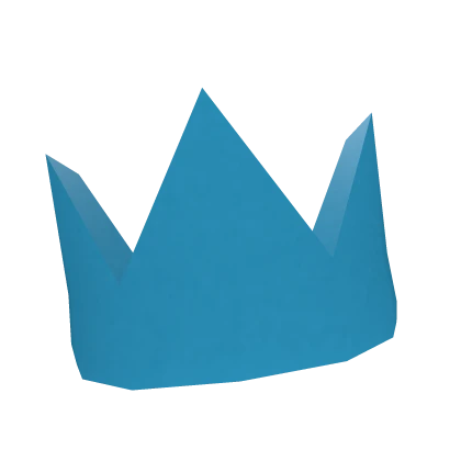 Blue Paper-Like Crown