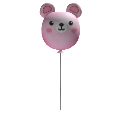 Pink Bear Balloon Friend