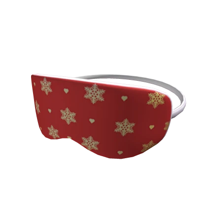 Christmas Sleeping Mask Red