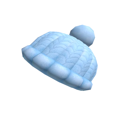 Icy Blue Basic Beanie