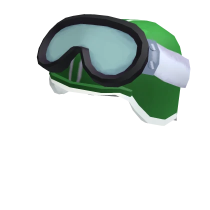 Green Snowboarding Helmet