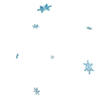 Blue Snowflakes v1