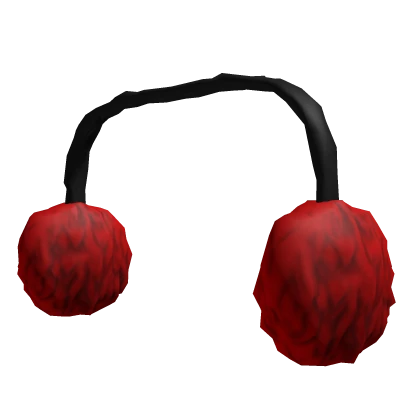 Red Cute Earmuffs