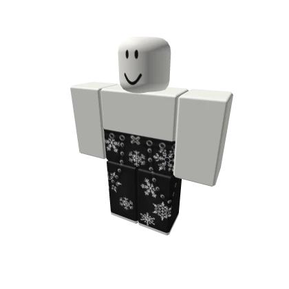 snowflake pants black